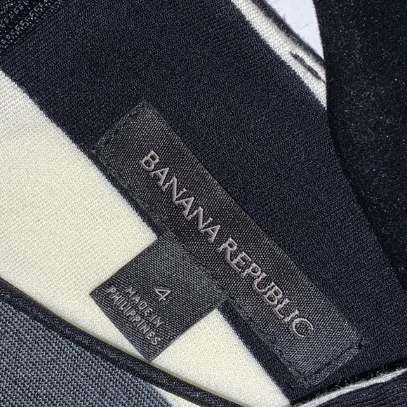 NWOT Banana Republic Striped Midi Dress - Size 4 - Picture 6 of 8